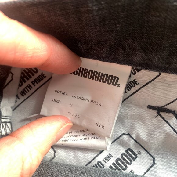 Neighborhood Baggy Silhouette Denim Pants Black - Picture 2 of 8